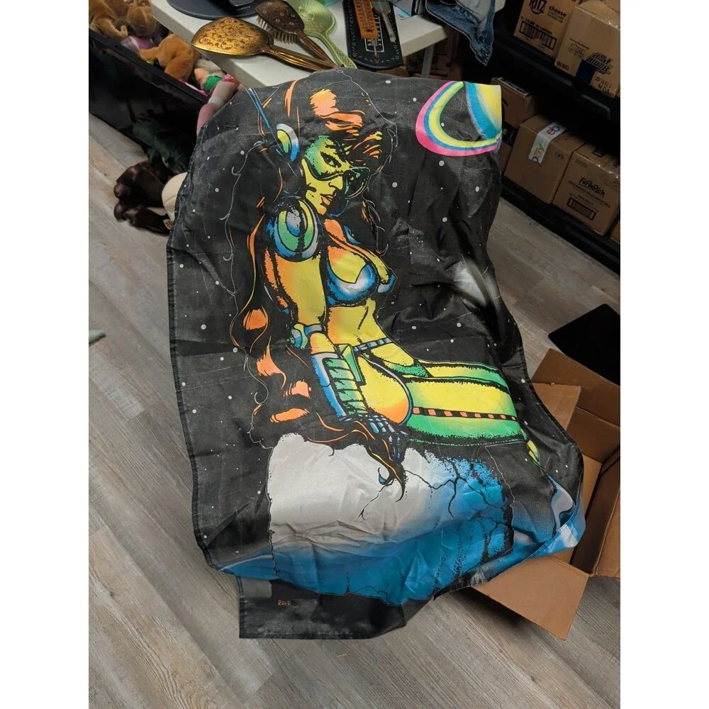 1999 Black Light Fitura Tapestry Wall Decor Length-60